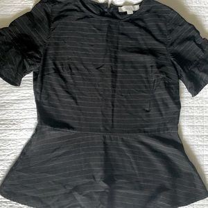 LOFT peplum dressy top size 6